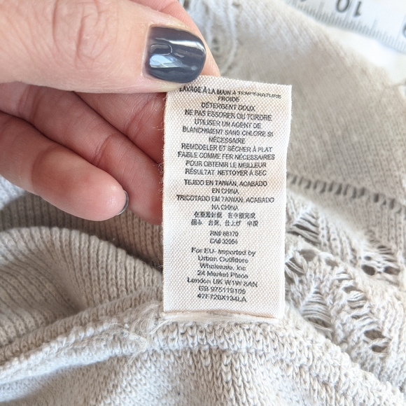 Free People Temptress Cowl Neck Sweater Poncho - Picture 10 of 13